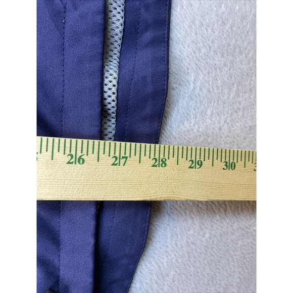 Vintage Starter Jacket Windbreaker Tek 370 Men's Medium Full Zip Navy Blue - Picture 5 of 10